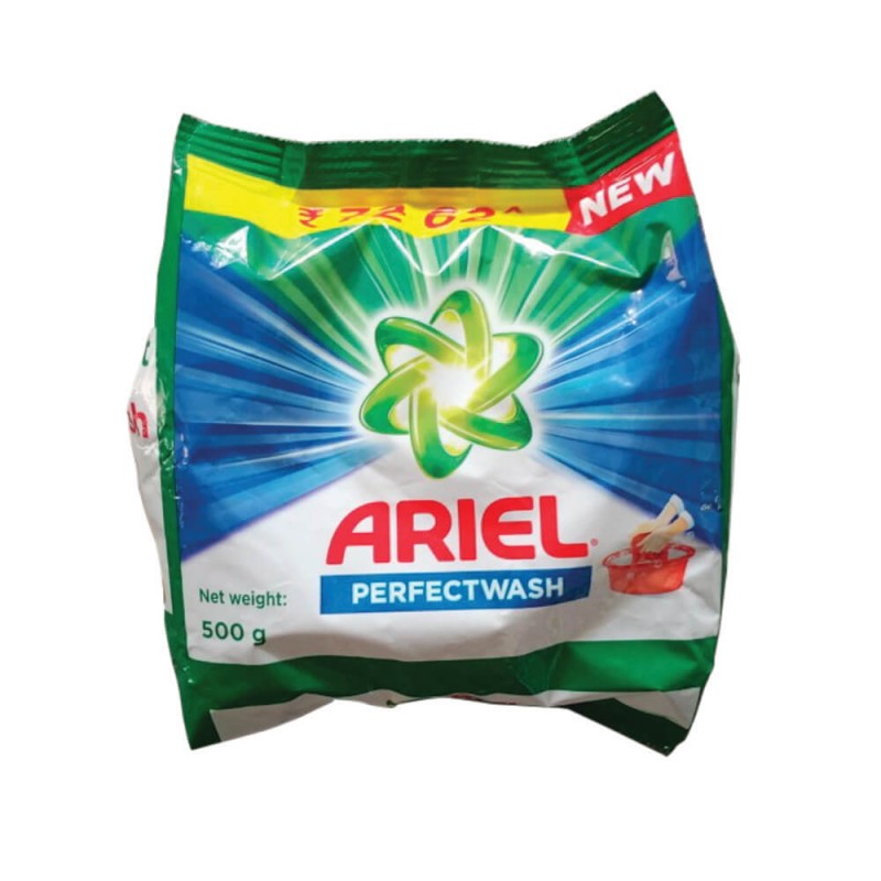 Ariel Perfect Wash  Detergent Powder-500 grams